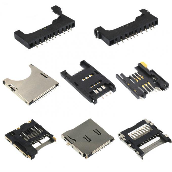Micro SD TF Memory Card Connector 8 Pin SMT Push Type Ultrathin High