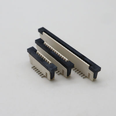 FPC Connector 1.0 Pitch Vertical Positive Pin Standing Paste 4~40Ppin Pull-out FPC Holder