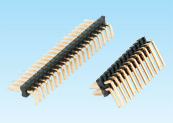 DIP 90° Type Electrical Cable Connectors 1.27mm Pitch ISO9001 Compliant