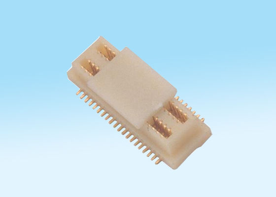 10-100 Pins Board To Board Connector Pitch 0.5mm Insulator Material Polyester UL94V-0