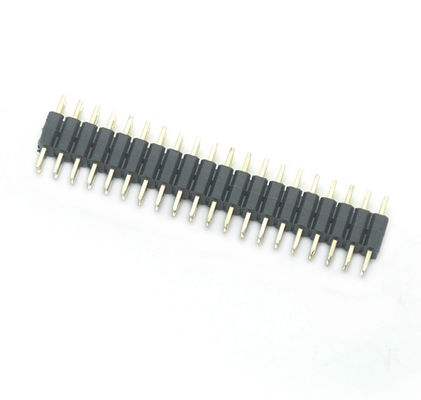 Dalee 2.0*2.54mm Pcb Header Connector Double Plastic Dual row  180° DIP PA9T Brass H=2.54