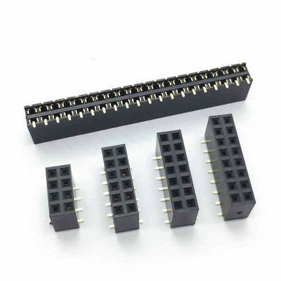 Dalee 1.27mm  Female header socket  Dual row SMT 2.0 mm high of Plastic