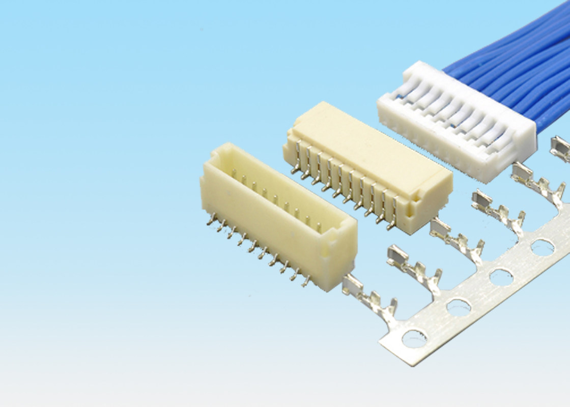 JST SH1.0 PCB Wire To Board Connector 1.0mm Pitch In Electronic Products