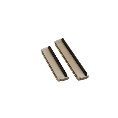 FPC/FFC connector 0.5MM pitch front insertion rear locking soft row socket height 1.0MM 4/12/30/50P