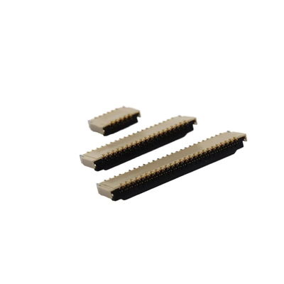 FPC/FFC connector 0.5MM pitch front insertion rear locking soft row socket height 1.0MM 4/12/30/50P