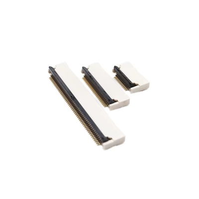 FPC/FFC connector 0.5MM pitch front plug rear lock Flexible row socket height 2.0MM 4/12/40/60P