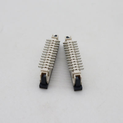 FPC Connector 1.0 Pitch Vertical Positive Pin Standing Paste 4~40Ppin Pull-out FPC Holder