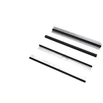 2.54 Pitch Single Double Row Pin Connector 180/90 Degree Vertical Horizontal Pogopin Socket Spring Thimble for PCB Application