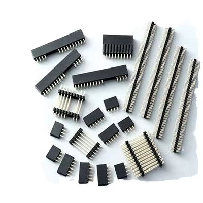 Manufacturer's 90 Degree Bent Pin Header Female Header1.0~1.27~2.54 Pitch Single Row Double Board Board Mezzanine Connectors