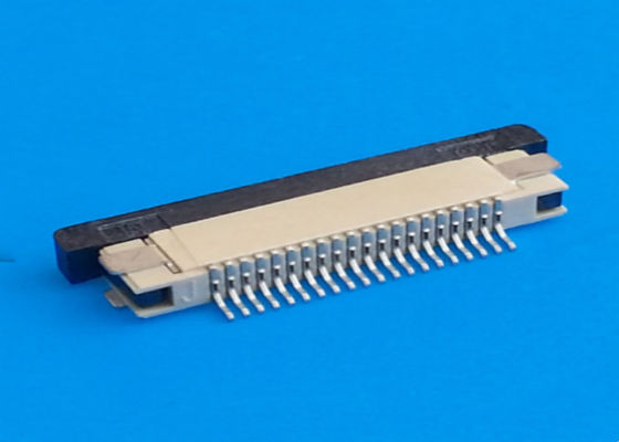 0.5mm Pitch 20 Pin Printed Circuit Connectors , PCB Board Connector ZIF R/A Type