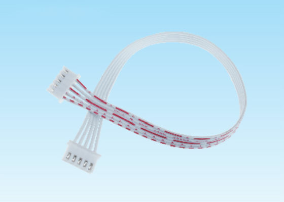 Double Type Red / White Multi Terminal Cable Connector Wafer Harness 2 - 16 Pin