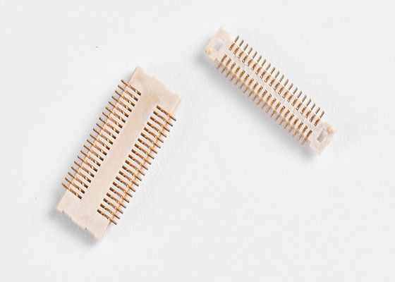 Male Gender SMT Board To Board Connector 1.0~2.5mm High Single Contact Electronic