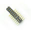 2*8P 1.27mm pitch   Dual Row  Double plastic SMT   PA9T Black Pcb Pin Connector