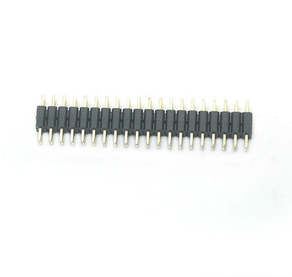 Dalee 2.0*2.54mm Pcb Header Connector Double Plastic Dual row  180° DIP PA9T Brass H=2.54