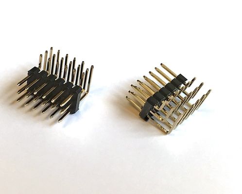 Pin header socket looper  Single Plastic Dual row  90° DIP  2.0mm Board to Board Planar Mating